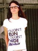 Image of YOU CAN'T RUN - GIRLIE WHITE