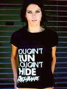 Image of YOU CAN'T RUN - GIRLIE BLACK