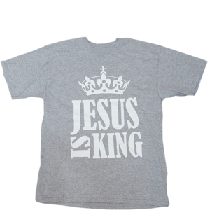 Image of JESUS IS KING ORIGINAL - GREY 