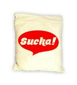 Image of Sucka! cushion cover