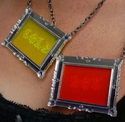 Image of Your Own Wording.....in Mirror Baroque Picture Frame - CHOOSE your own COLOURs