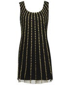 Image of <font size="3">Studded Mesh Tunic in Black by Forever 21</font>