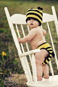 Image of Honey Bee hat crochet pattern