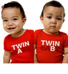 Image of TWIN BABY A/B - Red