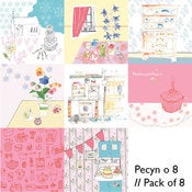 Image of Cardiau Cyfarch (pecyn o 8) // Greeting cards (pack of 8)