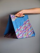 Image of Pot Carrier in Japanese Cotton (Water Ripple)