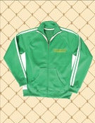 Image of Men's/Women's Custom Gold Heru Green Track Jacket