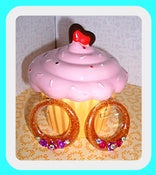 Image of Rose Hoop Earrings