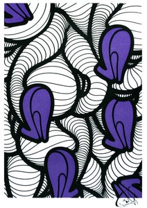 Image of PURPLE HEELS, INSA CLASSIC!