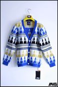 Image of AMS Arthur Cardigan - OPTIC **SOLD OUT**