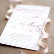 Image of Flourish Calligraphy Invitation Set