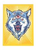 Image of Courage Wolf Print