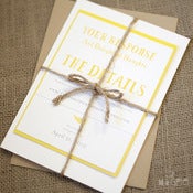 Image of Yellow Fern Invites