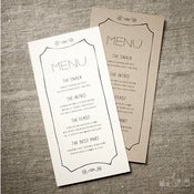 Image of Handdrawn Wedding Menu
