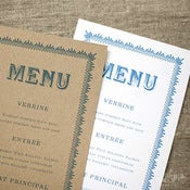 Image of Victorian Wedding Menu
