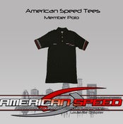 Image of American Speed Member's Polo Tee