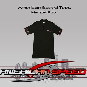 Image of American Speed Member's Polo Tee
