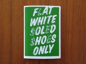 Image of Flat White Soled Shoes Only.