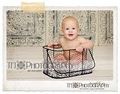 Image of Whitewash Floor Flooring Rug - 46inx66in - Photographer MUST HAVE - Photography Prop