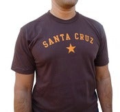 Image of santa cruz unisex tee-brown