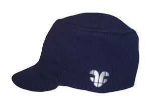 Image of Navy Blue Panel Beenie
