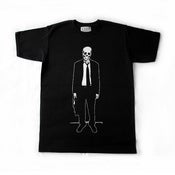 Image of Carp figure tee - black.