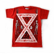 Image of Double Death Underground tee - red.