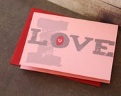 Image of I Love U note cards