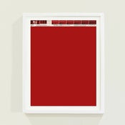 Image of PANTONE® Letraset Posters × Reds
