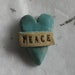 Image of message heart PEACE