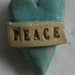 Image of message heart PEACE