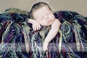 Image of Fringe Blanket Photo Prop crochet pattern