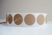 Image of Kraft STickers ~ Envelope Seals
