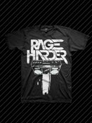 Image of Rage Harder Black - White ink