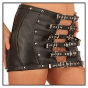 Image of Mini Skirt With Buckles (JL5472)