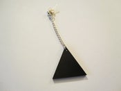 Image of BLACK TRIANGLE Earring Single