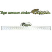 Image of Smallmouth tape measure sticker