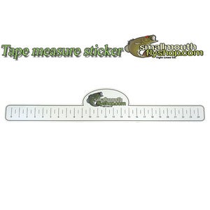 Image of Smallmouth tape measure sticker