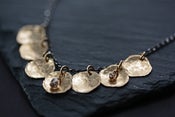 Image of Chocolate Diamond Petal Necklace