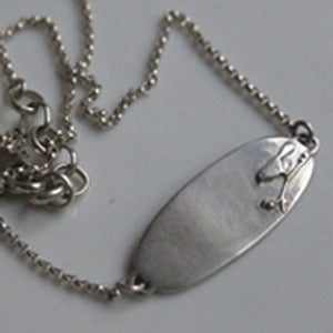 Image of Sterling Silver Baby Bird Necklace
