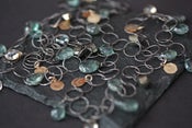 Image of Long Moss Aquamarine Necklace