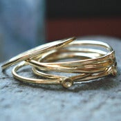 Image of 14K Gold Muse Rings