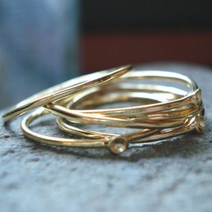 Image of 14K Gold Muse Rings