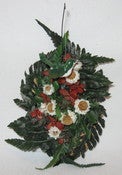Image of Handmade Floral Hummingbird Wall Plaque