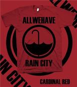 Image of Rain City Red T-Shirt