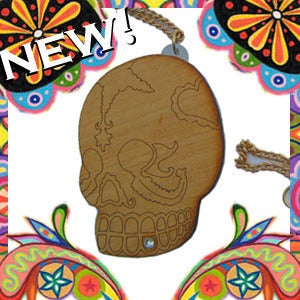 Image of giant day of the dead necklace
