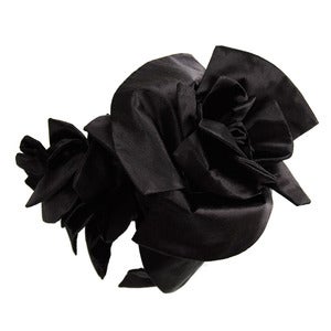 Image of BLACK DAMSEL ROSE HEADPIECE