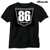 Image of Personalized Numberplate T-Shirt