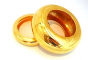 Image of Michael Kors (Two) Vintage Super Thick Gold Bangles
