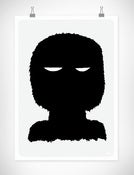 Image of Black Masters Black Head - Signed Print